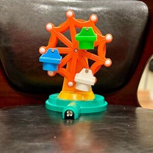 Disney vintage train set Ferris wheel ride used condition